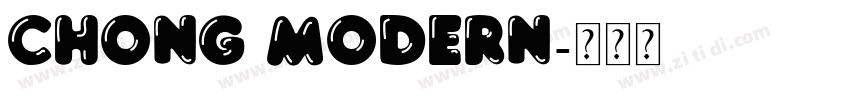 chong modern字体转换